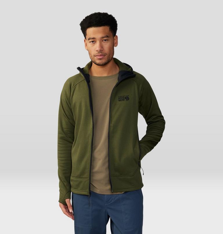 Men's Sendura Hoody, Color: Surplus Green Heather, image 6