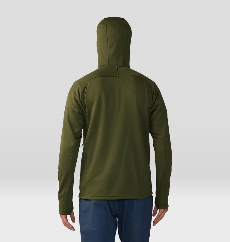 Men's Sendura Hoody, Color: Surplus Green Heather, image 2