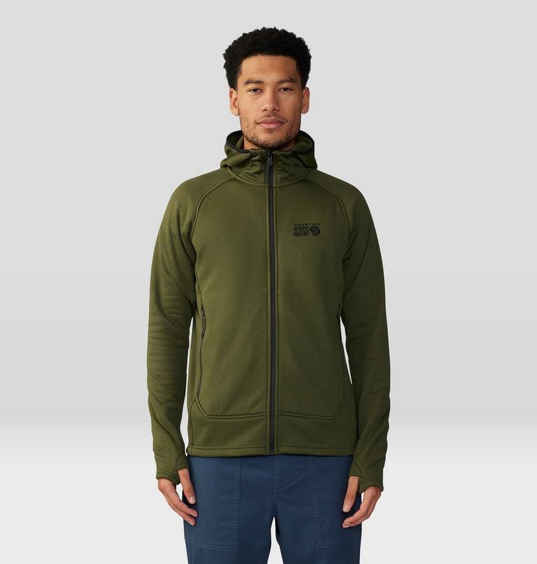 Men's Sendura Hoody, Color: Surplus Green Heather, image 1