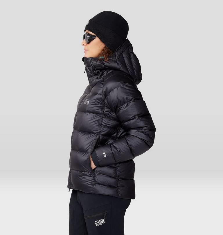 Women's Phantom Alpine Down Hooded Jacket, Color: Black, image 3