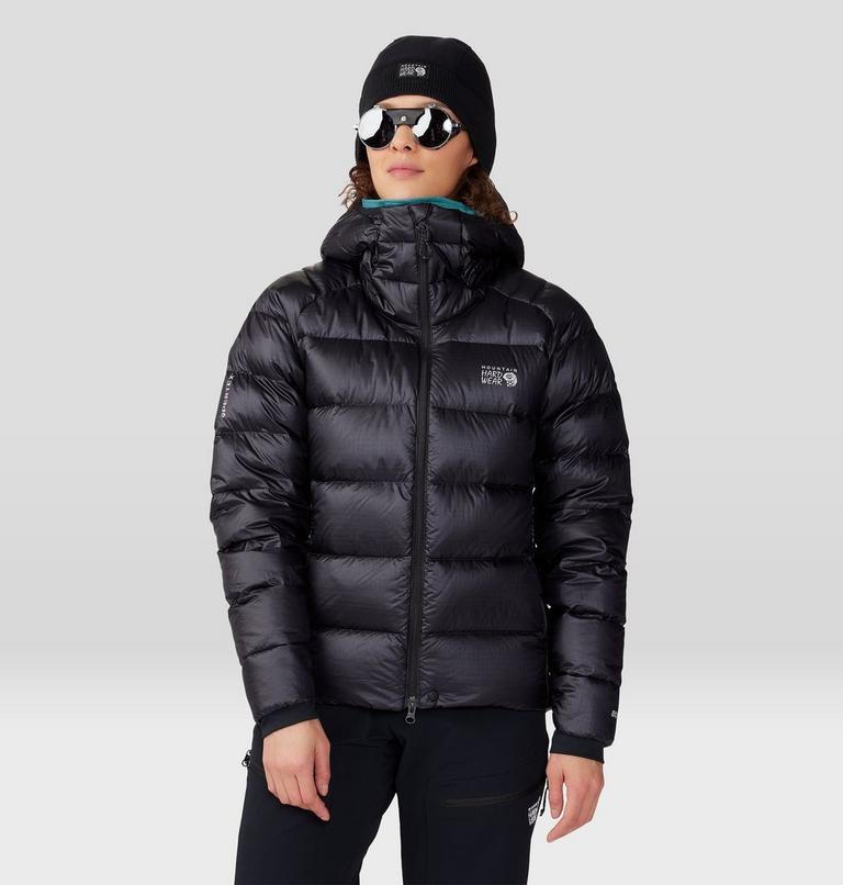 Women's Phantom Alpine Down Hooded Jacket, Color: Black, image 1