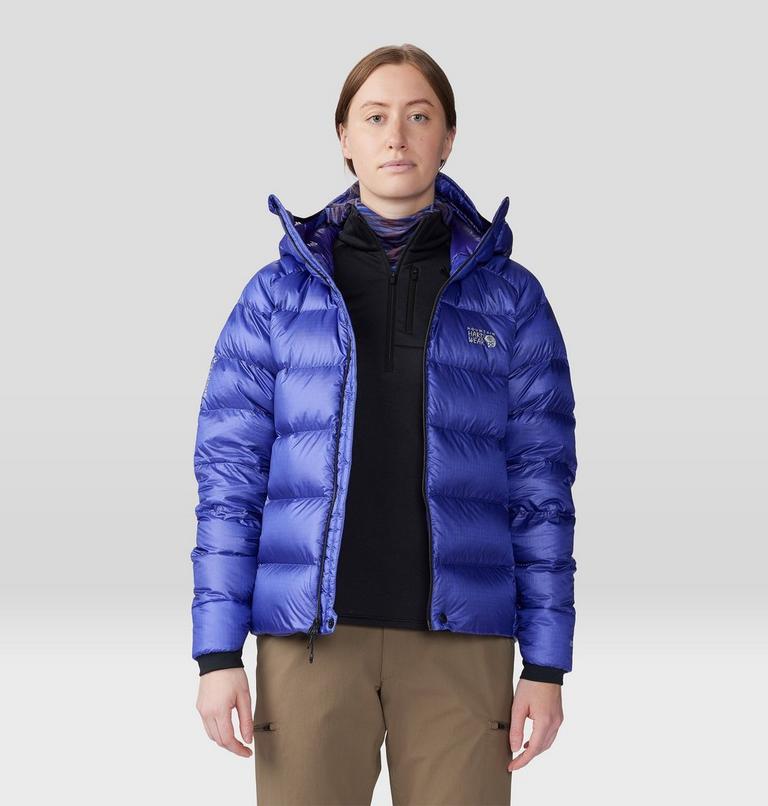 Women's Phantom Alpine Down Hooded Jacket, Color: Klein Blue, image 13