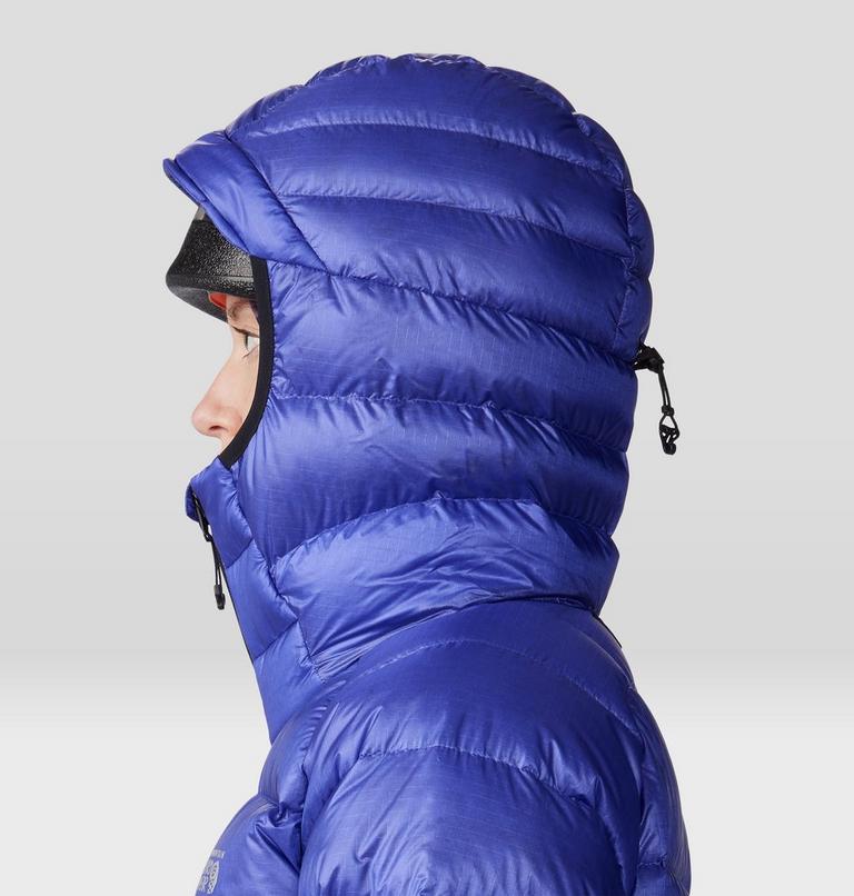Women's Phantom Alpine Down Hooded Jacket, Color: Klein Blue, image 5