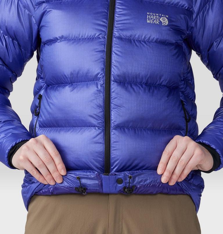 Women's Phantom Alpine Down Hooded Jacket, Color: Klein Blue, image 7
