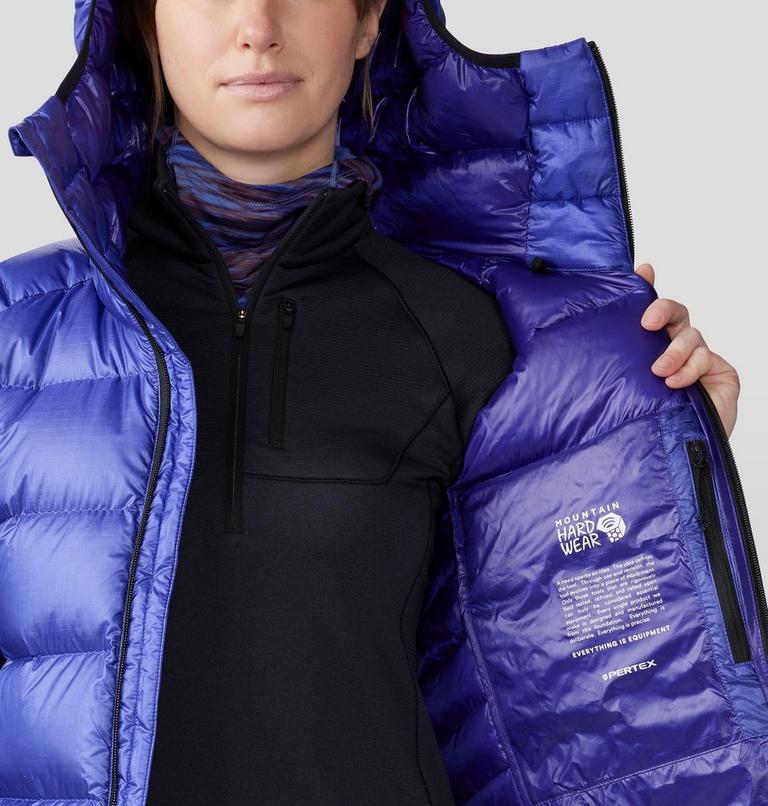 Women's Phantom Alpine Down Hooded Jacket, Color: Klein Blue, image 10