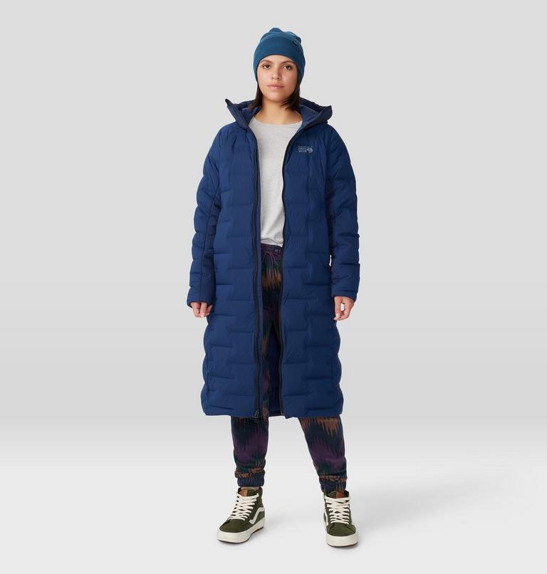 Women's Stretchdown Long Parka, Color: Outer Dark, image 8