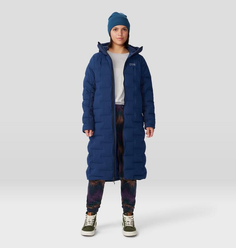 Women's Stretchdown Long Parka, Color: Outer Dark, image 9