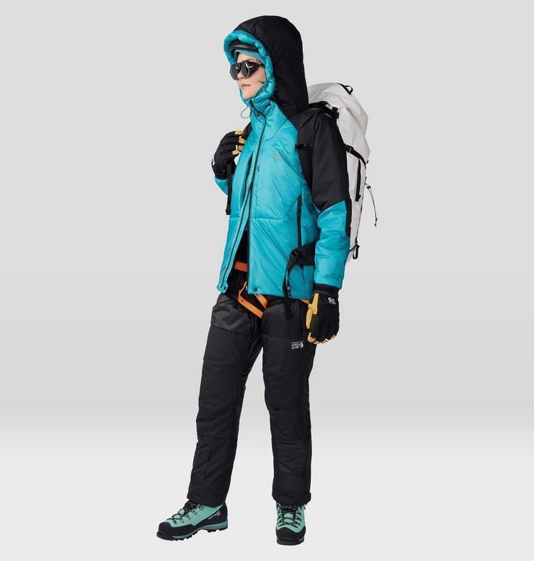 Women's Compressor Alpine Hooded Jacket, Color: Synth Green, Black, image 12