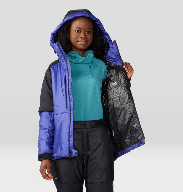 Manteau à capuchon Compressor Alpine Femme, Color: Klein Blue, Black, image 10