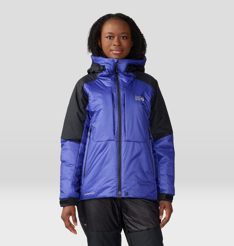 Manteau à capuchon Compressor Alpine Femme, Color: Klein Blue, Black, image 11