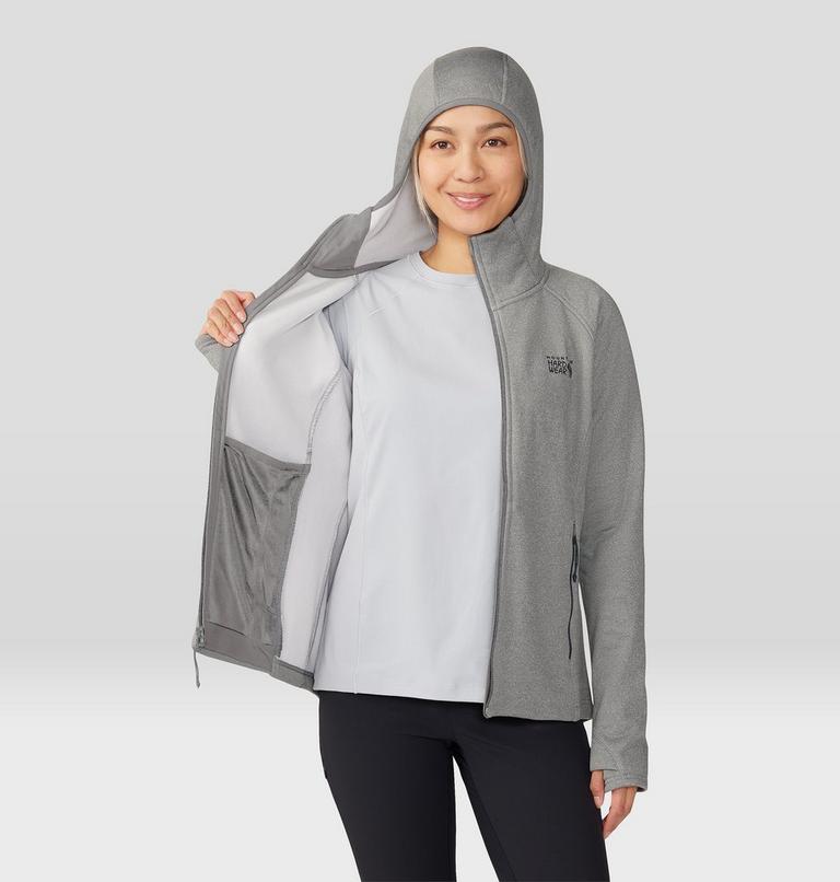 Women's Sendura Hoody, Color: Foil Grey Heather, image 5