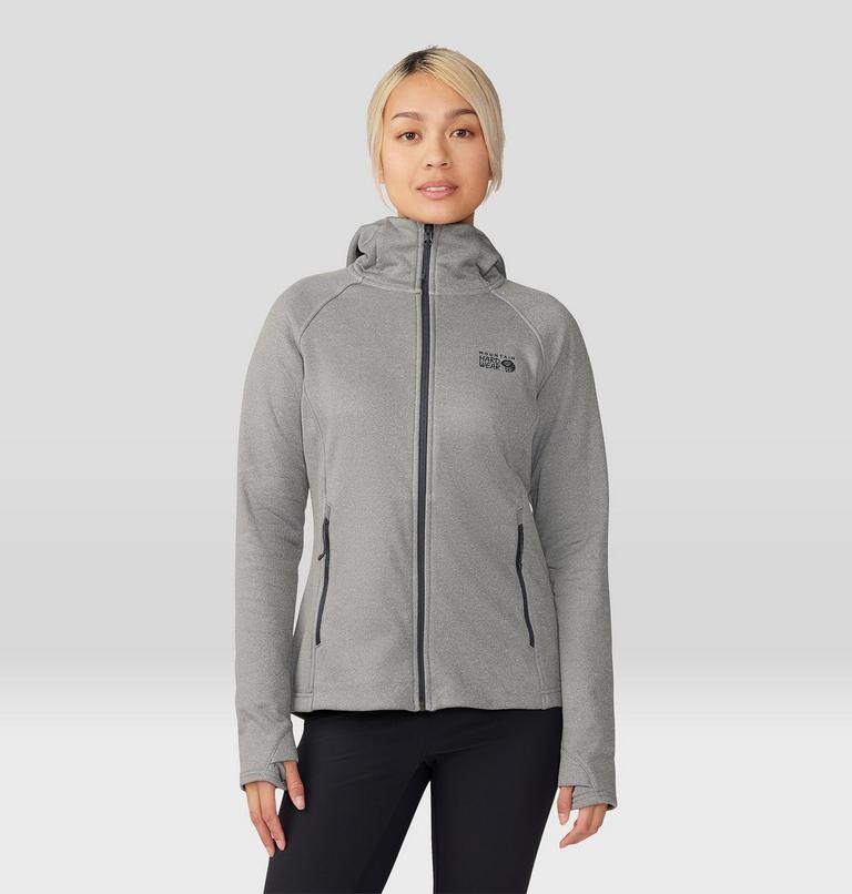 Women's Sendura Hoody, Color: Foil Grey Heather, image 1