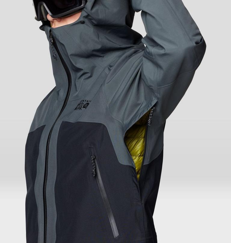 Women's Boundary Ridge GORE-TEX Jacket, Color: Volcanic, Black, image 11