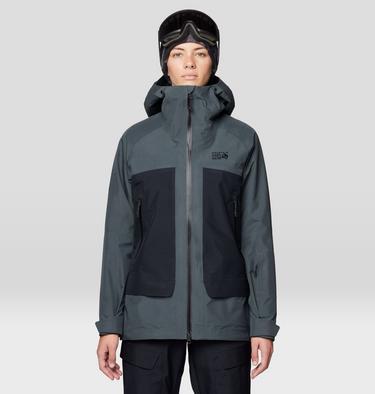 Women's Boundary Ridge GORE-TEX Jacket, Color: Volcanic, Black, image 5