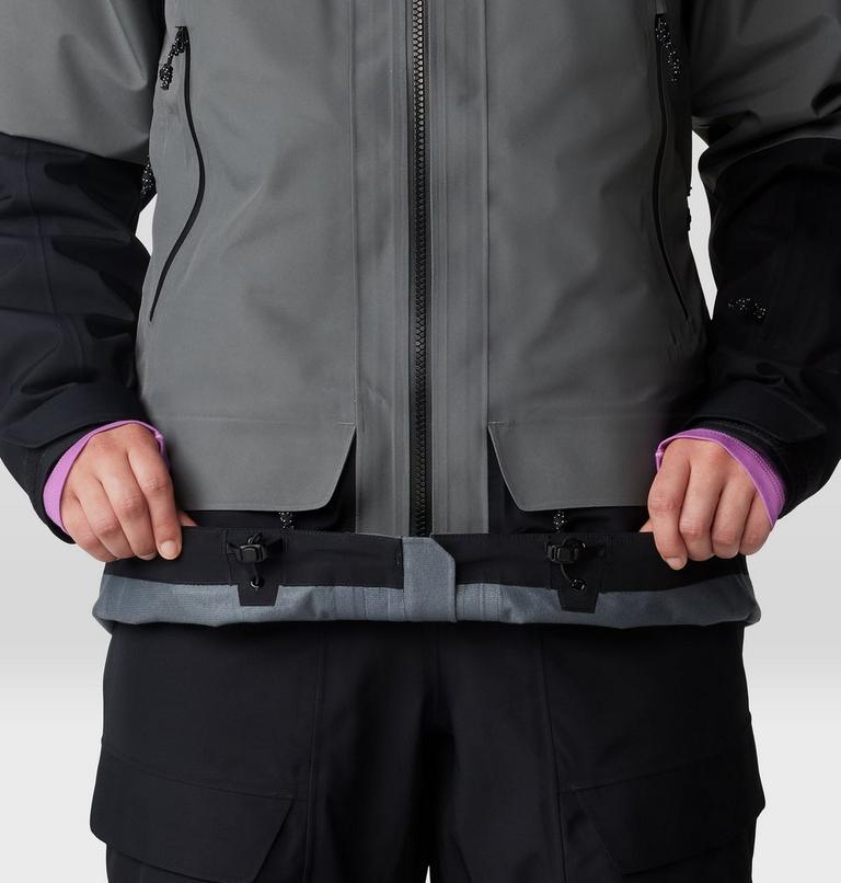 Women's Boundary Ridge GORE-TEX Jacket, Color: Sediment, Black, image 12