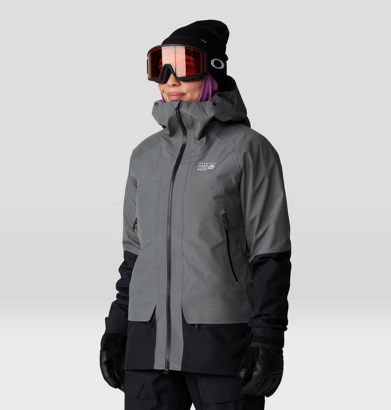 Women's Boundary Ridge GORE-TEX Jacket, Color: Sediment, Black, image 13