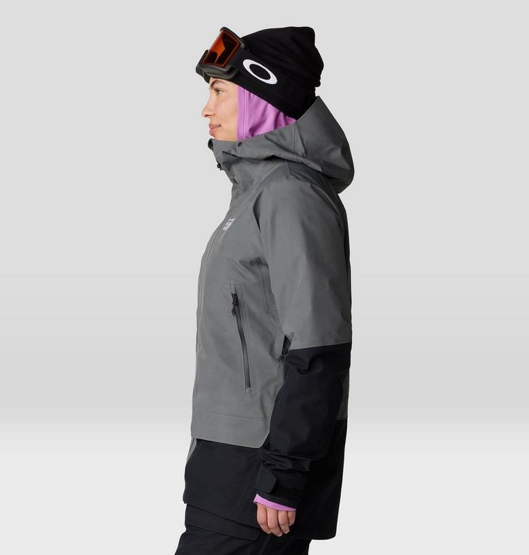 Women's Boundary Ridge GORE-TEX Jacket, Color: Sediment, Black, image 3