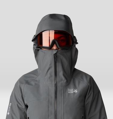 Women's Boundary Ridge GORE-TEX Jacket, Color: Sediment, Black, image 12