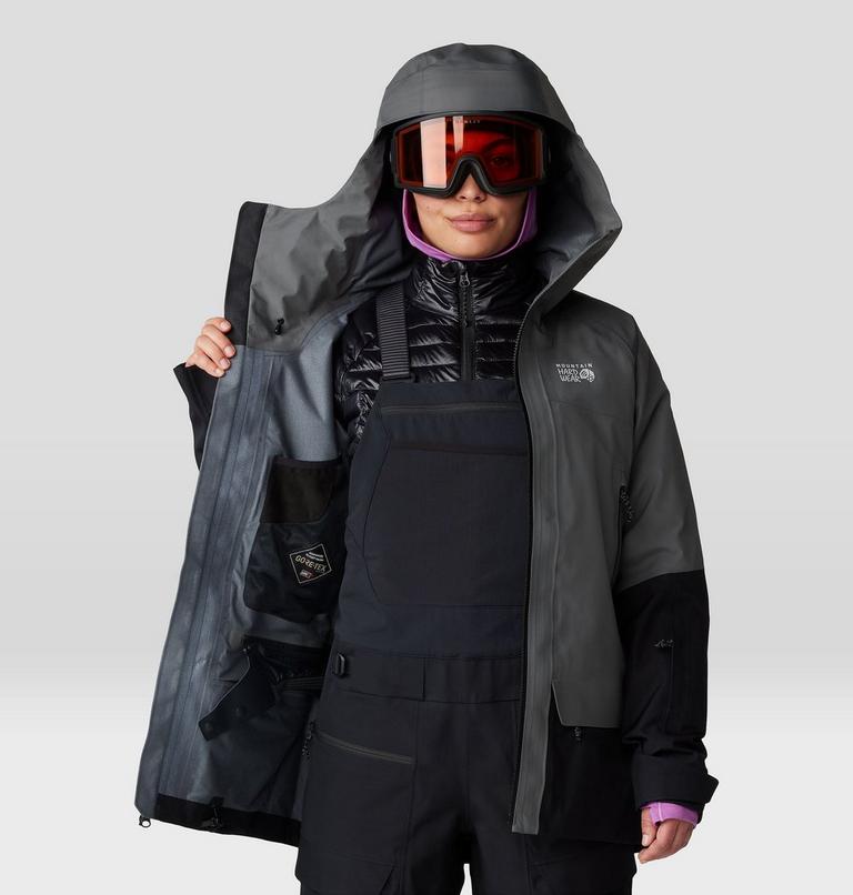 Women's Boundary Ridge GORE-TEX Jacket, Color: Sediment, Black, image 9