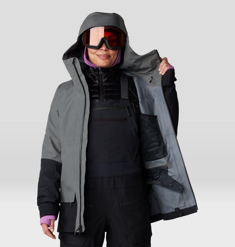 Women's Boundary Ridge GORE-TEX Jacket, Color: Sediment, Black, image 10