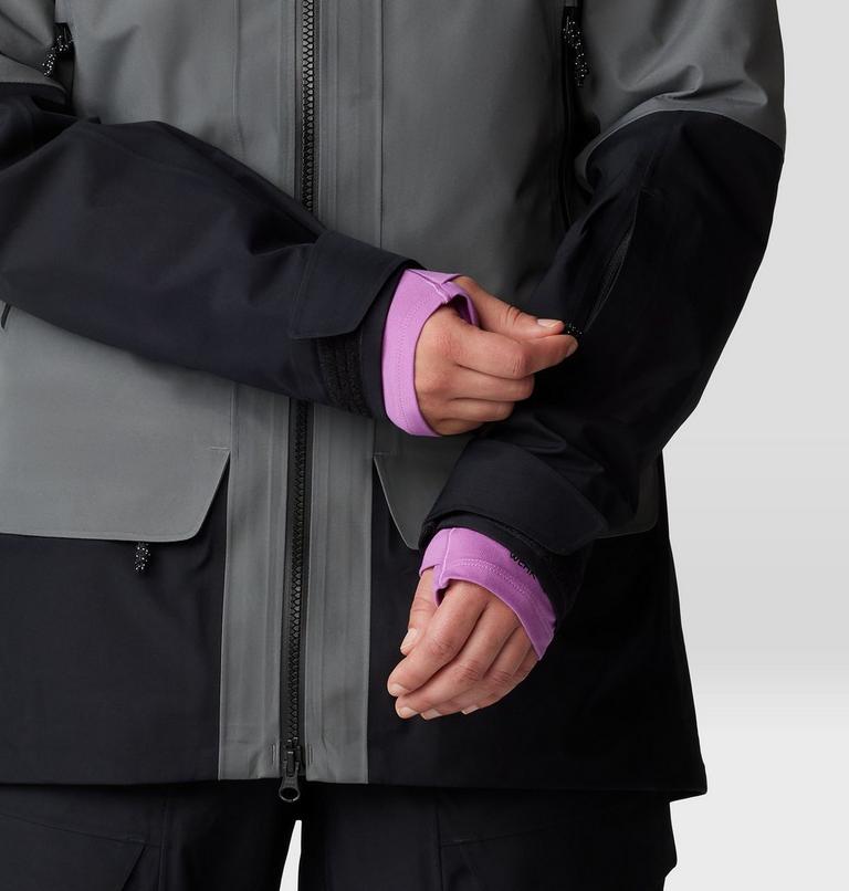 Women's Boundary Ridge GORE-TEX Jacket, Color: Sediment, Black, image 11