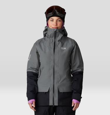 Women's Boundary Ridge GORE-TEX Jacket, Color: Sediment, Black, image 9