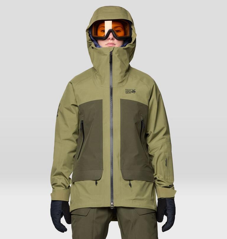 Women's Boundary Ridge GORE-TEX Jacket, Color: Landslide, Dark Pine, image 6