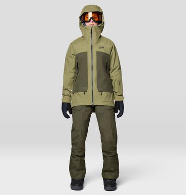 Women's Boundary Ridge GORE-TEX Jacket, Color: Landslide, Dark Pine, image 2