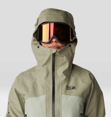 Women's Boundary Ridge GORE-TEX Jacket, Color: Mantis Green, White Sage, image 8