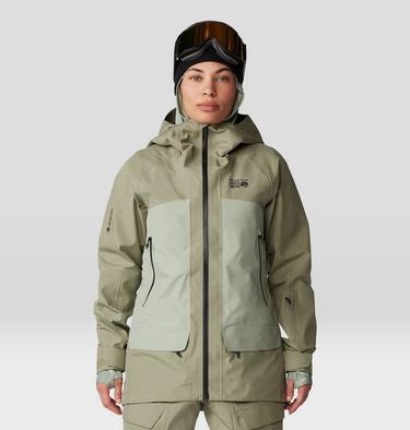Women's Boundary Ridge GORE-TEX Jacket, Color: Mantis Green, White Sage, image 5