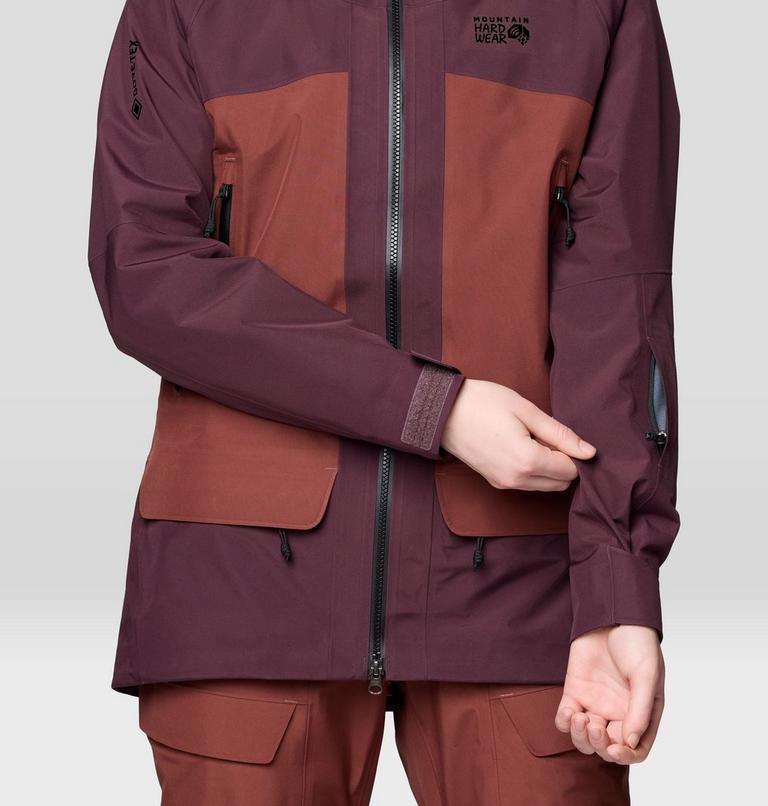 Women's Boundary Ridge GORE-TEX Jacket, Color: Blackberry, Bourbon Brown, image 13