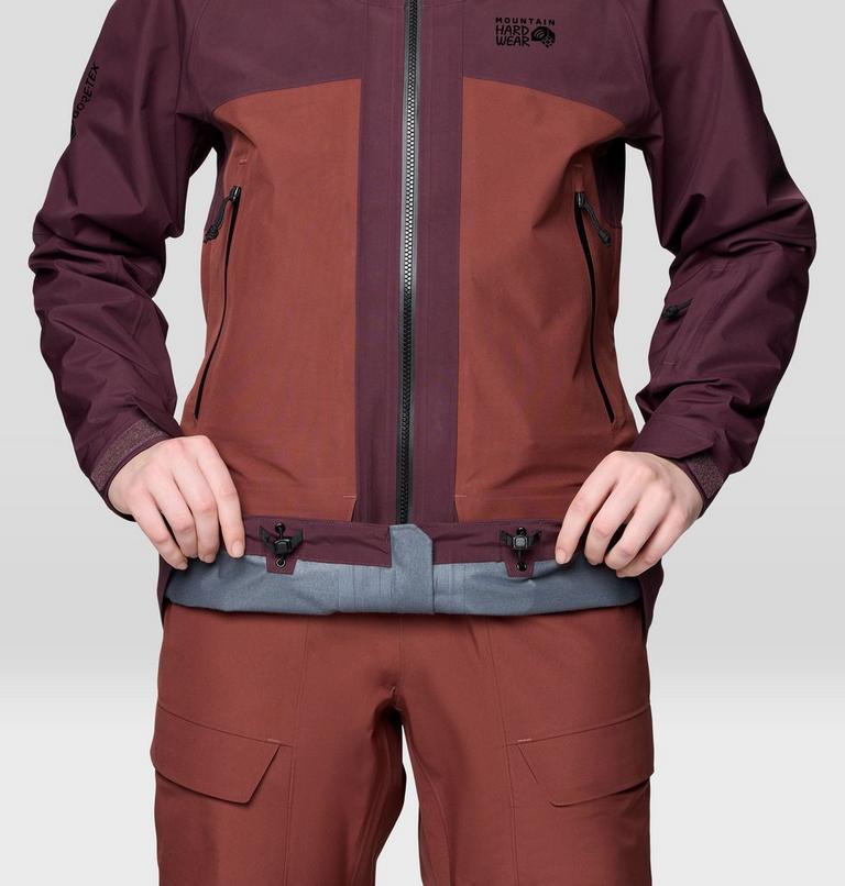 Women's Boundary Ridge GORE-TEX Jacket, Color: Blackberry, Bourbon Brown, image 17