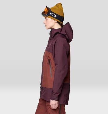Women's Boundary Ridge GORE-TEX Jacket, Color: Blackberry, Bourbon Brown, image 12