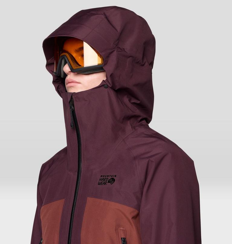 Women's Boundary Ridge GORE-TEX Jacket, Color: Blackberry, Bourbon Brown, image 10