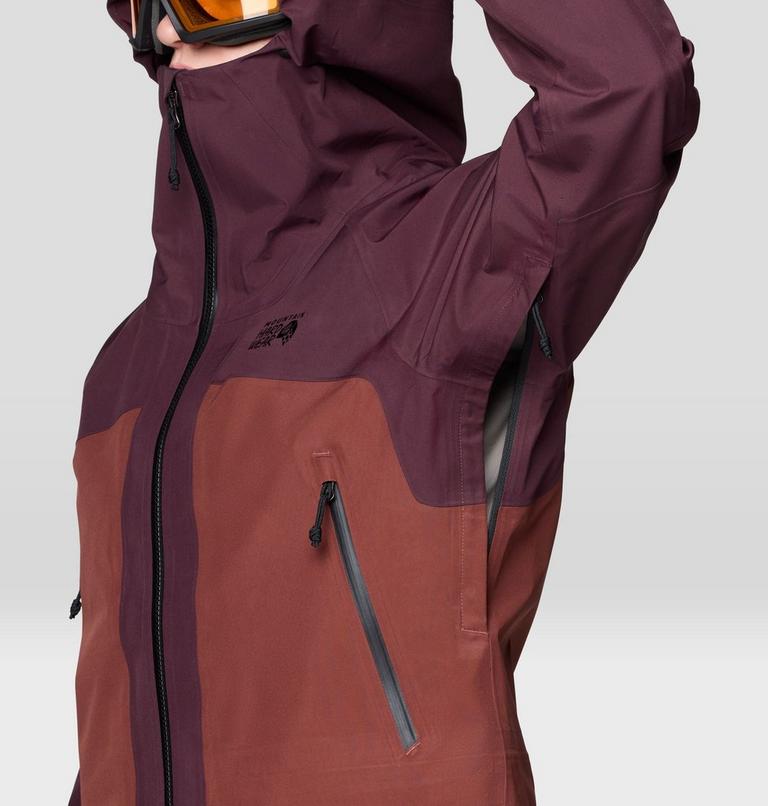 Women's Boundary Ridge GORE-TEX Jacket, Color: Blackberry, Bourbon Brown, image 12