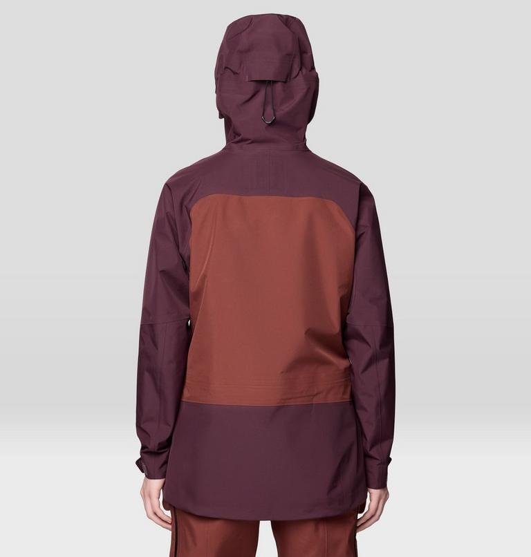 Women's Boundary Ridge GORE-TEX Jacket, Color: Blackberry, Bourbon Brown, image 3