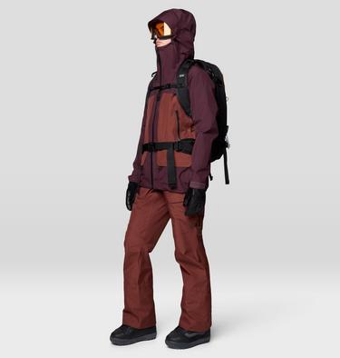 Women's Boundary Ridge GORE-TEX Jacket, Color: Blackberry, Bourbon Brown, image 10