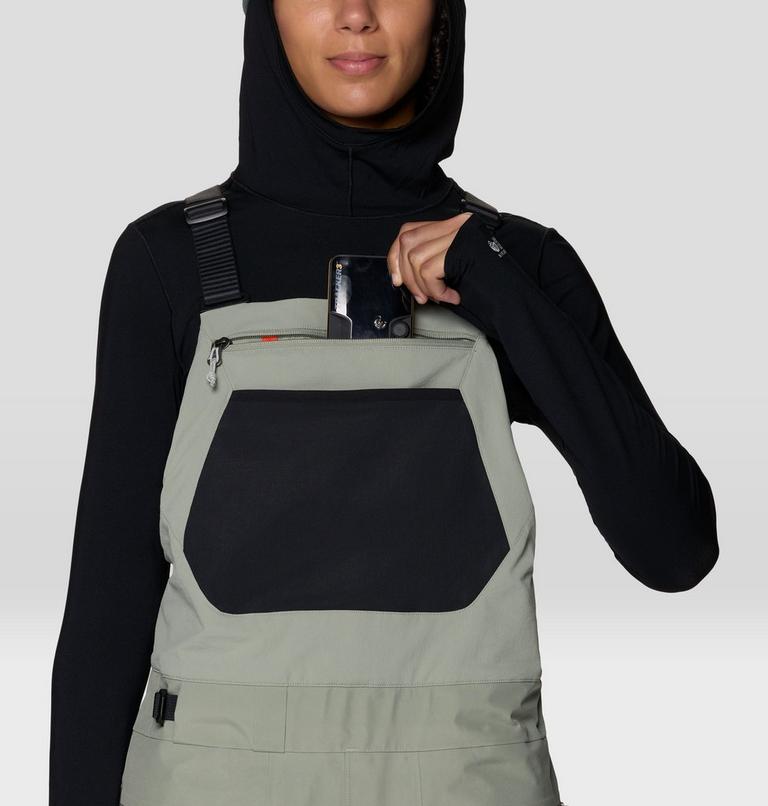 Women's Boundary Ridge GORE-TEX&reg; Bib, Color: Silt Grey, image 5