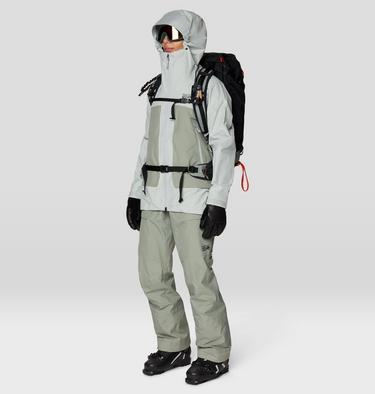 Women's Boundary Ridge GORE-TEX&reg; Bib, Color: Silt Grey, image 2