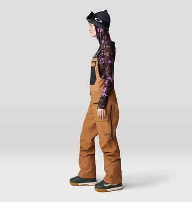 Women's Boundary Ridge GORE-TEX Bib, Color: Copper Clay, image 8