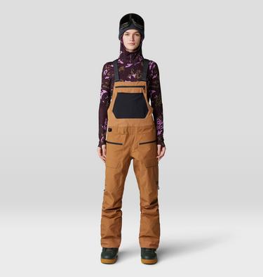 Women's Boundary Ridge GORE-TEX Bib, Color: Copper Clay, image 5