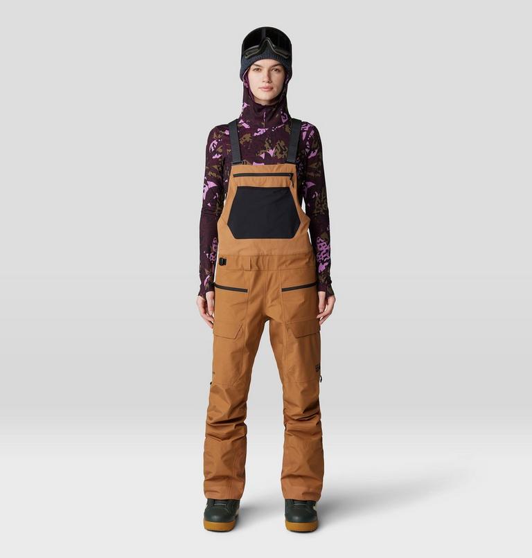 Women's Boundary Ridge GORE-TEX Bib, Color: Copper Clay, image 1