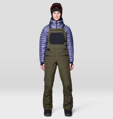 Women's Boundary Ridge GORE-TEX Bib, Color: Dark Pine, image 3