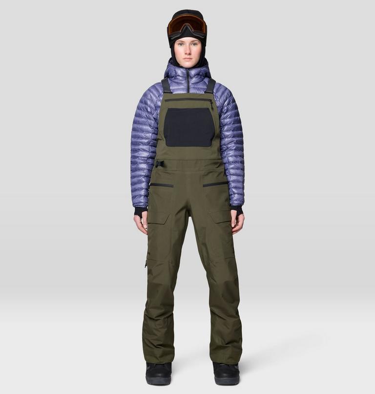 Women's Boundary Ridge GORE-TEX Bib, Color: Dark Pine, image 1