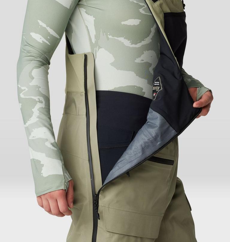 Women's Boundary Ridge GORE-TEX Bib, Color: Mantis Green, image 8