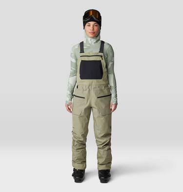 Women's Boundary Ridge GORE-TEX Bib, Color: Mantis Green, image 1