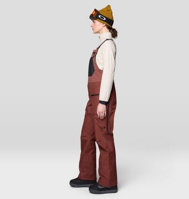 Women's Boundary Ridge GORE-TEX Bib, Color: Bourbon Brown, image 4