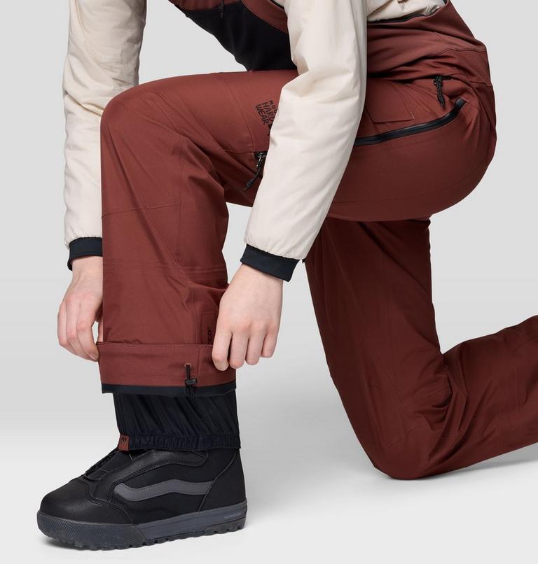 Women's Boundary Ridge GORE-TEX Bib, Color: Bourbon Brown, image 10