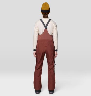 Women's Boundary Ridge GORE-TEX Bib, Color: Bourbon Brown, image 3