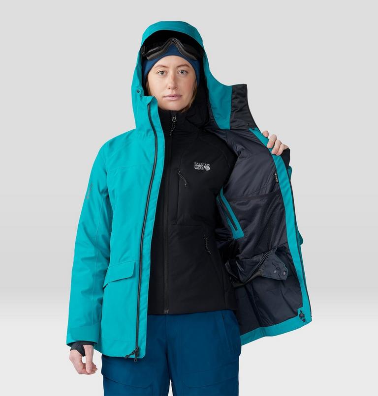 Manteau Cloud Bank GORE-TEX Femme, Color: Synth Green, image 12
